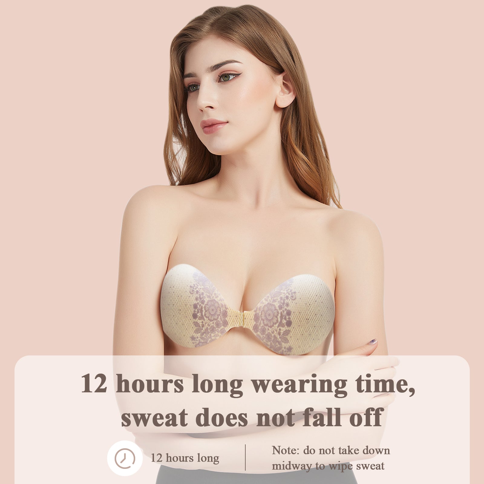 Fashion Forms Lace Up Adhesive Bra