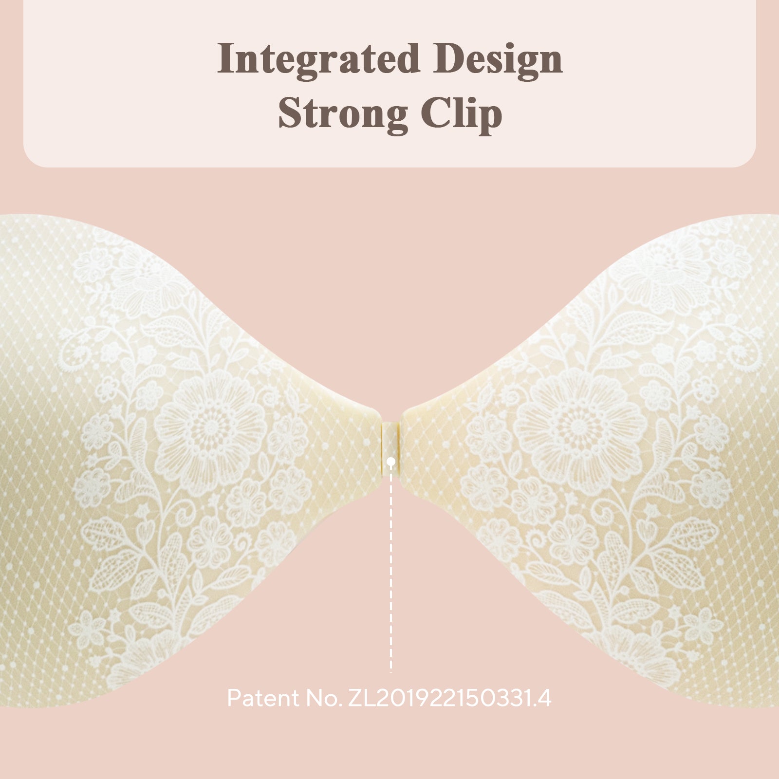 KISSBOBO Fashion Lace Breast Sticker Push-Up Invisible Strapless Underwear-2