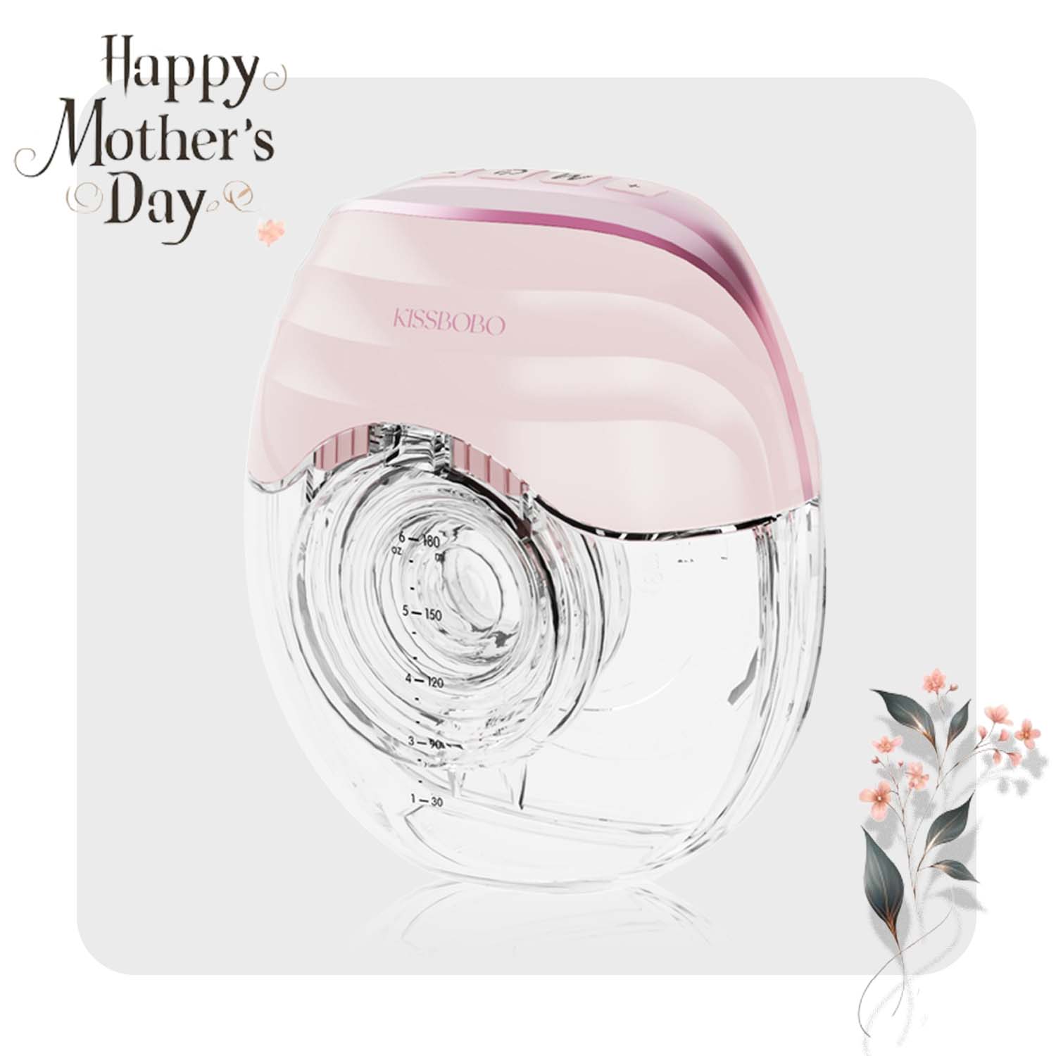 Mother's Gift for expectant mothers,GLE10 Mother's Day Gift for pregnant mothers, Mother's Day surprise -KISSBOBO Breast Pump 