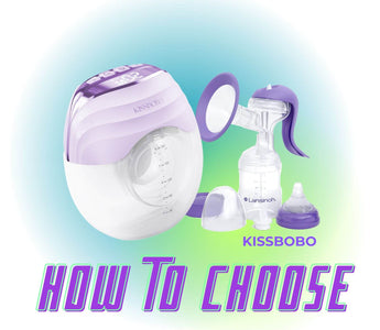 Wearable breast pump vs. manual breast pump