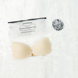 KISSBOBO Breathable Non-marking Silicone Adhesive Bra Invisible Bra Wedding Dress Halter Bra-6