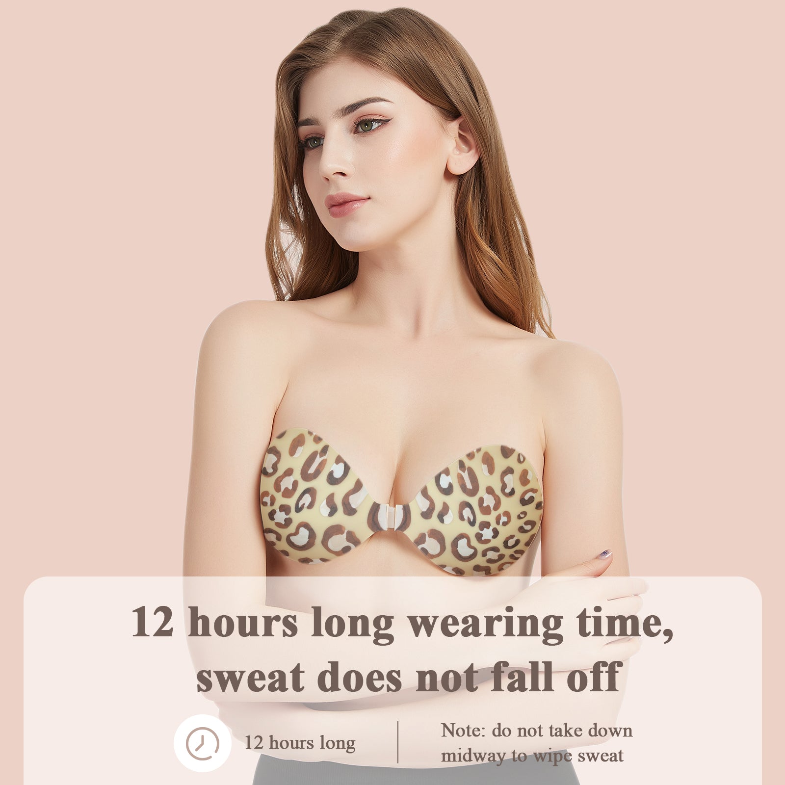 Backless Invisible Bra Reusable Adhesive Silicon