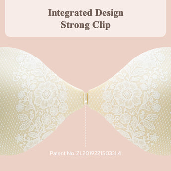 KISSBOBO Fashion Lace Breast Sticker Push-Up Invisible Strapless Underwear-2