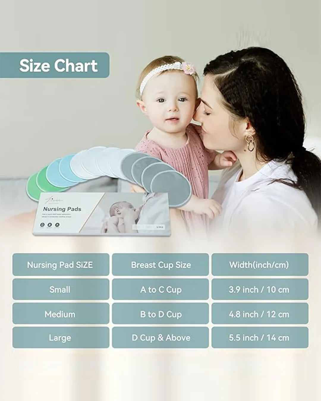 Washable Breast Nipple Pads