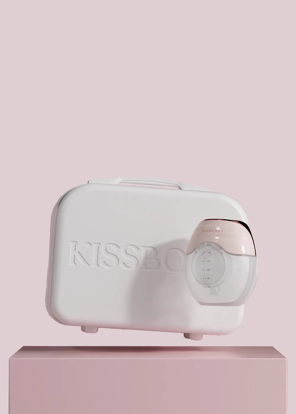 美品　KISSBOBO 電動搾乳機 GLE10 ホワイト・ピンクx2 効率的で快適な搾乳器｜KISSBOBO公式ストア