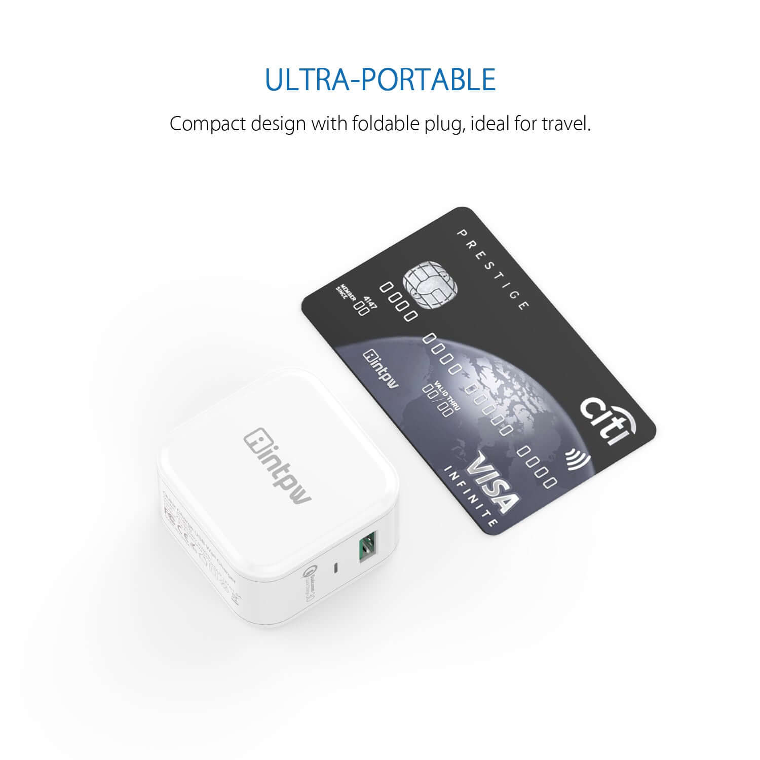 Foldable Dual USB Charger