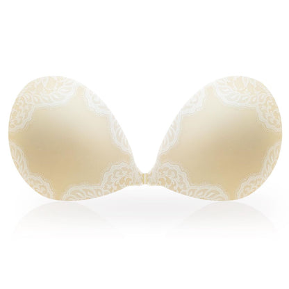 KISSBOBO Mode Blanc Dentelle Poitrine Autocollant Robe de Mariée Invisible Bretelles Sous-Vêtements 