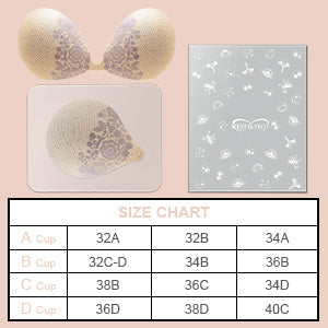 KISSBOBO Adhesive Bra, Silicone Strapless Adhesive Bra Push Up, Reusable Bra Backless Invisible, Come with Nipple Pads for Evening Dress Wedding Dress Swimsuit and Backless Clothing-8